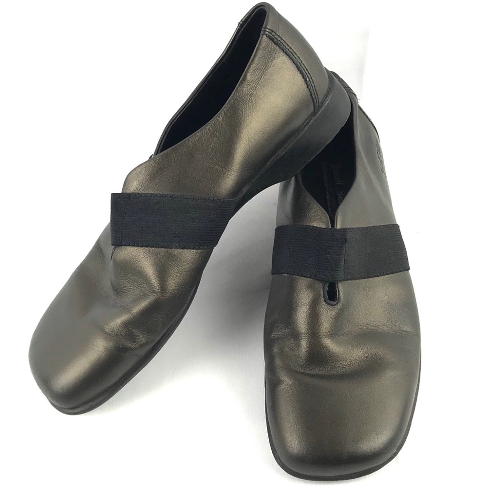JOSEF SEIBEL metallic bronze leather